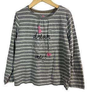 Pepperts‎ grey stripe dream with me long sleeve tee